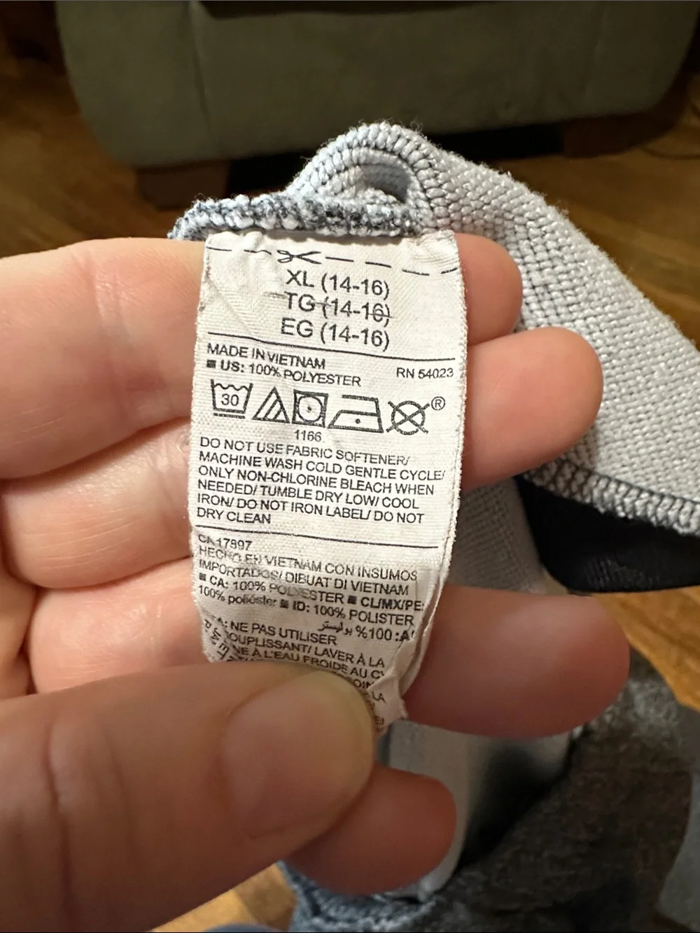 Old Navy Active Boy’s Taper Athletic/Sweat Pants, Gray, Sz XL (14/16)